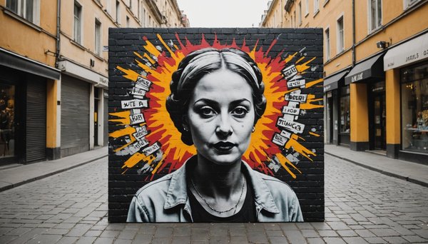 Ajoutez une touche unique avec le tableau street art décoratif